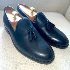 Nettleton Vegas Tassel Loafers Black Size 11.5D NIB